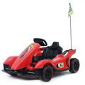 F1 For Kids Red - ელექტრო მანქანა ტყავის სავარძლით
