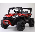 Buggy Red - ელექტრო მანქანა ტყავის სავარძლით