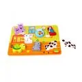 Tooky Toy Chunky Puzzle TH635 - სათამაშო ცხოველების ფაზლი