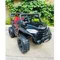 Buggy Black - ელექტრო მანქანა ტყავის სავარძლით