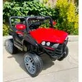 Polaris Mini Jeep Red - ელექტრო მანქანა კაუჩუკის საბურავებით