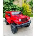 Electric Car Red - ელექტრო მანქანა ტყავის სავარძლით