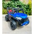 Buggy Blue - ელექტრო მანქანა ტყავის სავარძლით