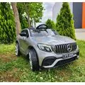 Mercedes New MLS Grey - ელექტრო მანქანა კაუჩუკის საბურავებით და ტყავის სავარძლით