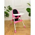 Baby Hope Royal Feeding Chair Pink საკვები სკამ-მაგიდა