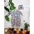 Dinosaur World Romper Blue - საბავშვო რომპერი