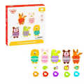 Tooky Toy TL417 5 in1 Lacing Animals - განსავითარებელი სათამაშო