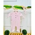 Caramell Romper Best Girl Light Pink ჩვილის რომპერი