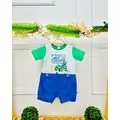 Caramell Romper Adventure Of A Life Time Blue ჩვილის რომპერი