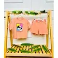 Where Is Bamboo  2 In 1 Set Peach საბავშვო ორეული