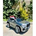 BMW X8 Grey - ელექტრო მანქანა კაუჩუკის საბურავებით და ტყავის სავარძლით
