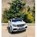 Mercedes Benz GLS White - ელექტრო მანქანა კაუჩუკის საბურავებით