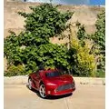 Aston Martin Painting Painting Red - ელექტრო მანქანა ტყავის სავარძლით