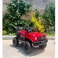 Mercedes G Wagon Painting Red - ელექტრო მანქანა ტყავის სავარძლით