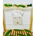 Grand Baby Romper Jolly Boy With Black Strips საბავშვო რომპერი