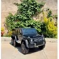 Mercedes Benz G63 Painting Black - ელექტრო მანქანა კაუჩუკის საბურავებით და ტყავის სავარძლით