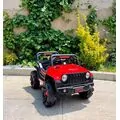 Super 4x4 Jeep Red - ელექტრო მანქანა