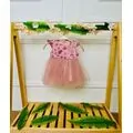Baby Girl Daisy Dress Pink საბავშვო კაბა