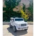 Mercedes Benz G63 White -  ელექტრო მანქანა კაუჩუკის საბურავებით