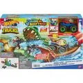Hot Wheels Monster Trucks HGV14 Swamp Attack Playset - Colour Changing Truck - ჰოთ ვილსის ტრასა