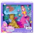 Barbie  Chelsea Mermaid Doll with 4 Pets Playset HHG58 - ბარბის თოჯინა