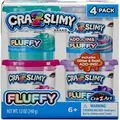 Cra Z Art Slimy Fluff 4 Pack სათამაშო ტყლარწის ნაკრები