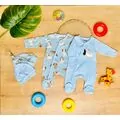 Maibella Romper Puppy Blue ჩვილის რომპერი
