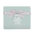 KikkaBoo Knitted cotton blanket Bear with me Mint ახალშობილის პლედი