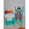 Little Gentleman Outfit Beige საბავშვო კომბინიზონი