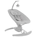 Kikkaboo Electrical Side-To-Side Swing Spinny Grey - საბავშვო ელექტრო შეზლონგი