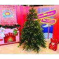 Christmas Tree  - საახალწლო ნაძვის ხე შერეული სილიკონის წიწვებით და განათებებით 195 CM (OT2332 )