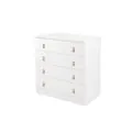 KikkaBoo Chipboard Dresser Elon White ახალშობილის გამოსაცვლელი კომოდი