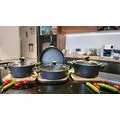 Kitchen Cookware Set Black ქვაბების კომპლექტი