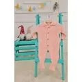 Baby Knitted Romper Pink - ახალშობილის ნაქსოვი რომპერი