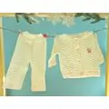Baby Bear Knitted 2 In 1 Set Yellow - საბავშვო ტანსაცმლის ნაკრები