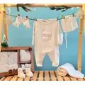 Beautiful Knitted Clothes Set White - საბავშვო ტანსაცმლის ნაკრები