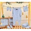Cute Knitted Clothes Set Blue - საბავშვო ტანსაცმლის ნაკრები