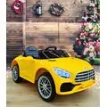 Mercedes Benz Yellow - ელექტრო მანქანა კაუჩუკის საბურავებით
