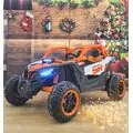 RC Racing Super Car Orange - ელექტრო მანქანა ტყავის სავარძლით და კაუჩუკის საბურავებით