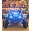 RC Racing Super Car Blue - ელექტრო მანქანა ტყავის სავარძლით და კაუჩუკის საბურავებით