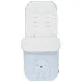 KikkaBoo Footmuff Polar Bear Blue  ჩასათბუნი ფეხსაფარი (შალითა) ეტლისთვის