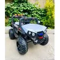 Mini Mitsubishi Jeep White - ელექტრო მანქანა კაუჩუკის საბურავებით