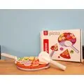 Wooden Pizza ხის სათამაშო დასაჭრელი პიცა