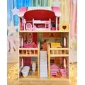 Moni Wooden Doll House Emily - ხის სათამაშო სახლი