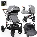 Cangaroo Gala 3in1 Premium Stars With Crystal Car Seat  საბავშვო ტრანსფორმერი ეტლის კომპლექტი