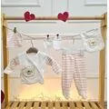 Baby Bear Clothes Set Pink - საბავშვო ტანსაცმლის ნაკრები