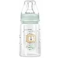 Kikkaboo Glass Feeding Bottle 120ml Savanna Mint - ახალშობილის ბოთლი