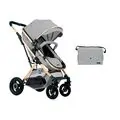 KikkaBoo Scarlett 2in1 Light Grey საბავშვო ტრანსფორმერი ეტლი