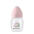 Kikkaboo Feeding Bottle 180ml Savanna Pink - ახალშობილის ბოთლი