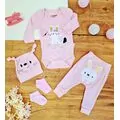 Baby Cute Rabbits Clothes Set საბავშვო ტანსაცმლის ნაკრები